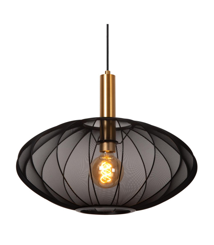 CORINA - Pendant light - 50 cm - 1xE27 - Black-4