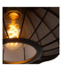 CORINA - Pendant light - 50 cm - 1xE27 - Black-5