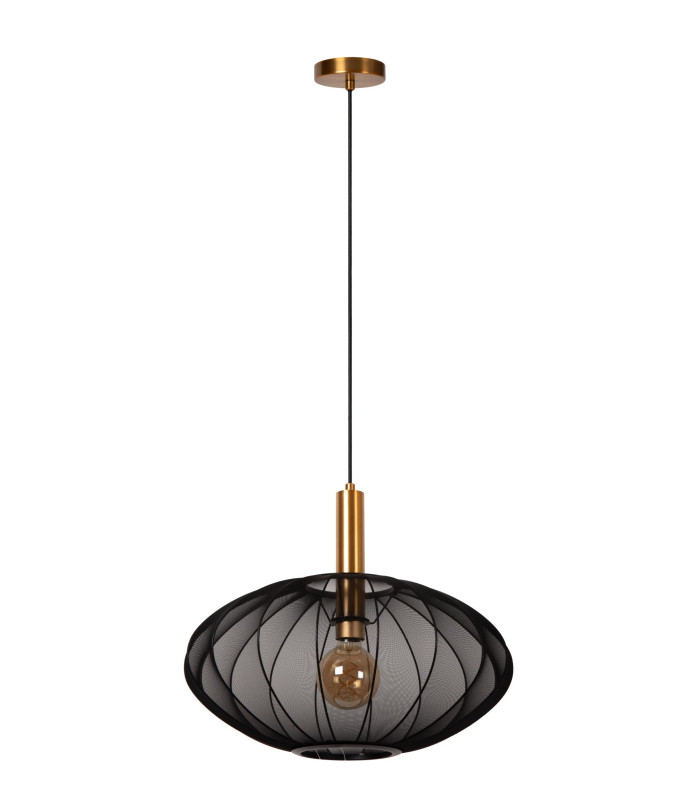 CORINA - Pendant light - 50 cm - 1xE27 - Black-9
