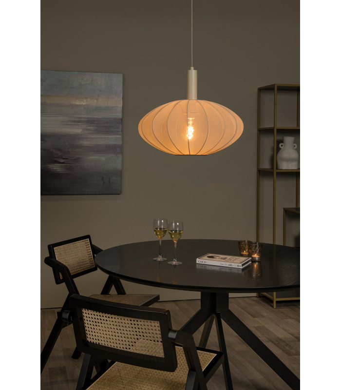 CORINA - Pendant light - 50 cm - 1xE27 - Cream-3