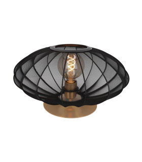 CORINA - Table lamp - 40 cm - 1xE27 - Black-1