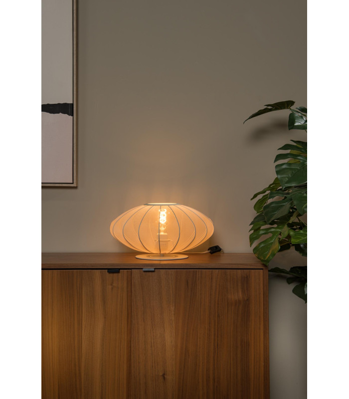 CORINA - Table lamp - 40 cm - 1xE27 - Cream-2