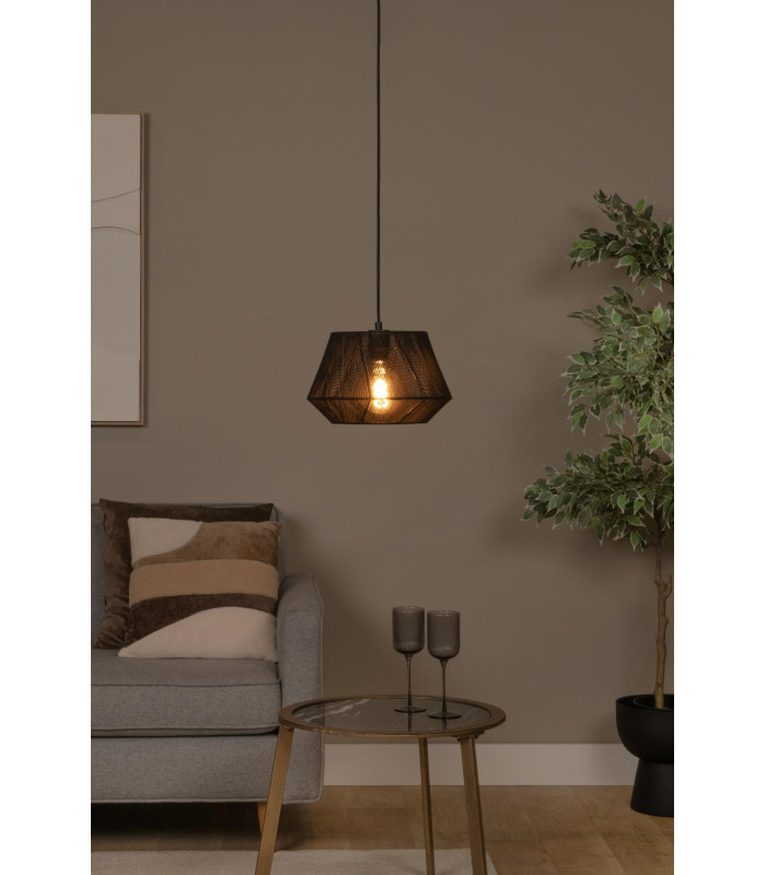 JESSICA - Pendant light - 1xE27 - Black-4