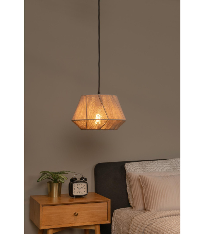 JESSICA - Pendant light - 1xE27 - Grey-3