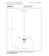 JESSICA - Pendant light - 1xE27 - Pink-8