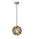 HANNELORE - Pendant light - 30 cm - 1xE27 - Matt Gold / Brass-1