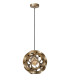 HANNELORE - Pendant light - 30 cm - 1xE27 - Matt Gold / Brass-3