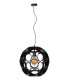 HANNELORE - Pendant light - 40 cm - 1xE27 - Black-3