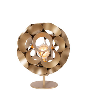 HANNELORE - Table lamp - 25 cm - 1xE27 - Matt Gold / Brass-1