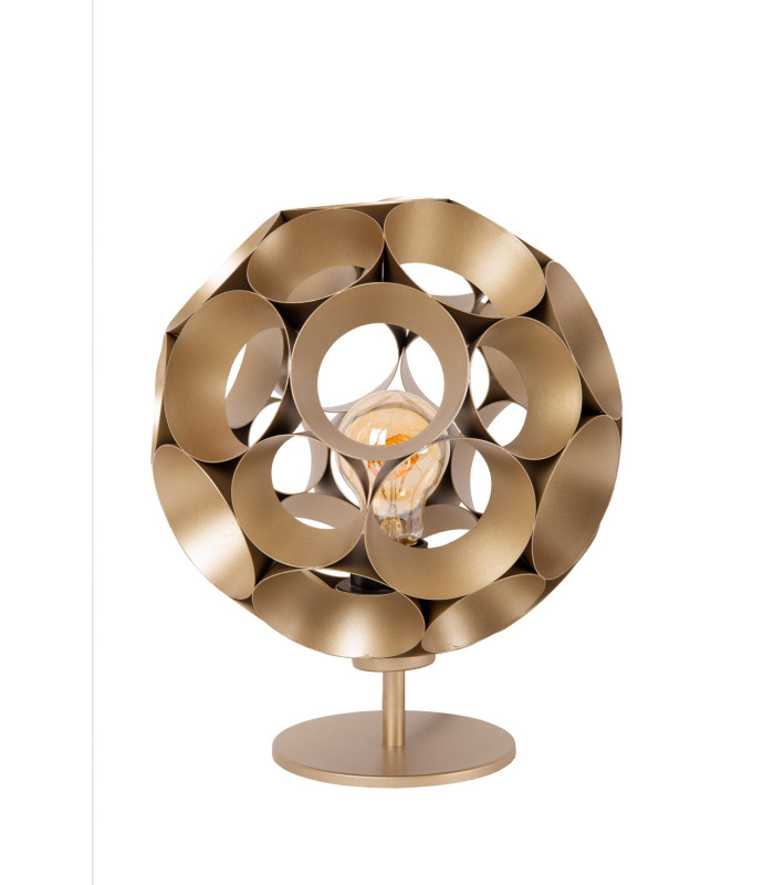 HANNELORE - Table lamp - 25 cm - 1xE27 - Matt Gold / Brass-3