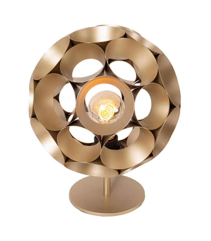 HANNELORE - Table lamp - 25 cm - 1xE27 - Matt Gold / Brass-5