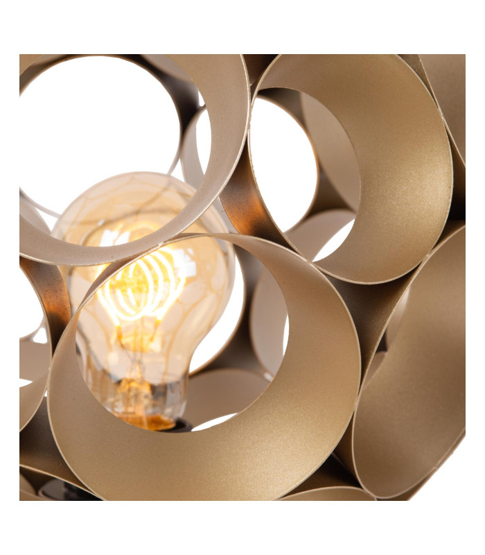 HANNELORE - Table lamp - 25 cm - 1xE27 - Matt Gold / Brass-6