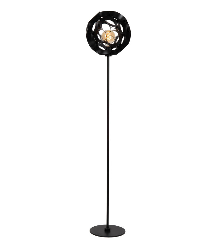 HANNELORE - Floor lamp - 40 cm - 1xE27 - Black-1