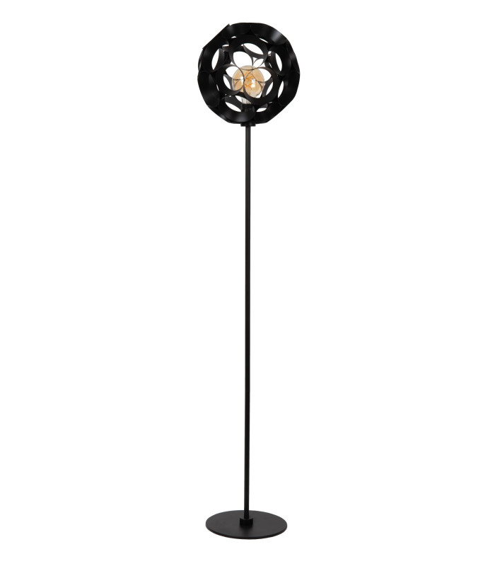 HANNELORE - Floor lamp - 40 cm - 1xE27 - Black-3
