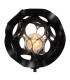 HANNELORE - Floor lamp - 40 cm - 1xE27 - Black-5
