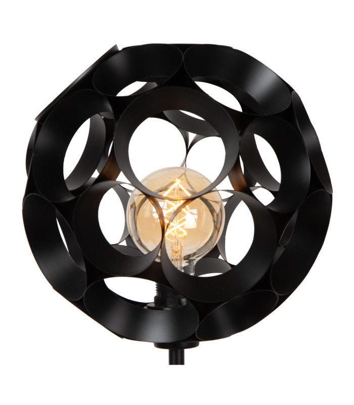HANNELORE - Floor lamp - 40 cm - 1xE27 - Black-5