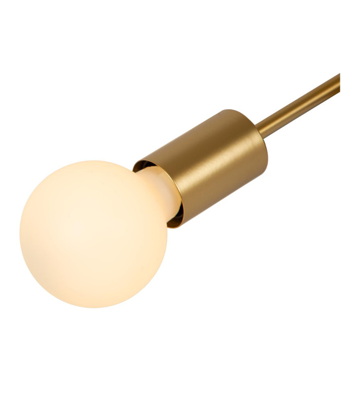 LESTER - Flush ceiling light - 4xE27 - Matt Gold / Brass-5