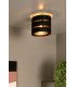 ROSAS - Flush ceiling light - 26 cm - 1xE27 - Black-4