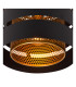 ROSAS - Flush ceiling light - 26 cm - 1xE27 - Black-5