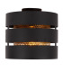 ROSAS - Flush ceiling light - 26 cm - 1xE27 - Black-6