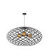 WOLFRAM - Pendant light - 100 cm - 3xE27 - Black-1
