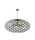 WOLFRAM - Pendant light - 100 cm - 3xE27 - Black-3