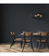WOLFRAM - Pendant light - 100 cm - 3xE27 - Black-5