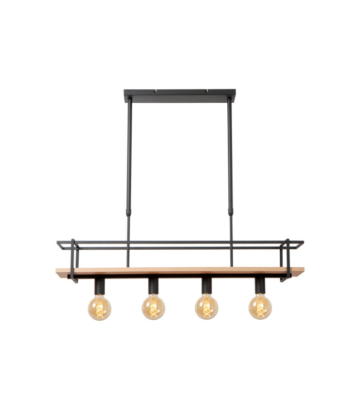 MILONGA - Pendant light - 4xE27 - Black-1