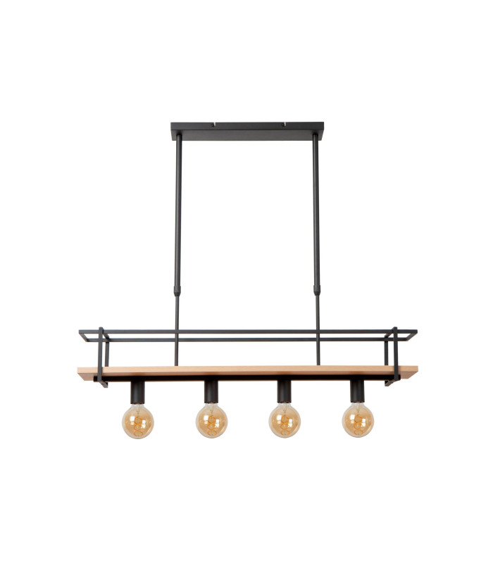 MILONGA - Pendant light - 4xE27 - Black-3