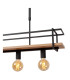 MILONGA - Pendant light - 4xE27 - Black-5