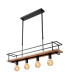 MILONGA - Pendant light - 4xE27 - Black-8