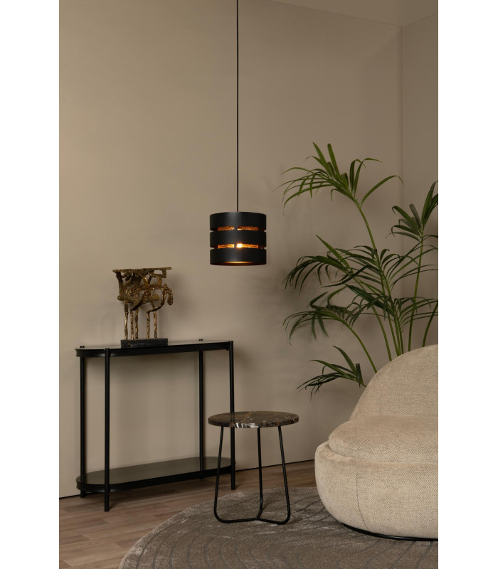 ROSAS - Pendant light - 26 cm - 1xE27 - Black-4