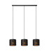 ROSAS - Pendant light - 3xE27 - Black-1