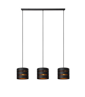 ROSAS - Pendant light - 3xE27 - Black-1