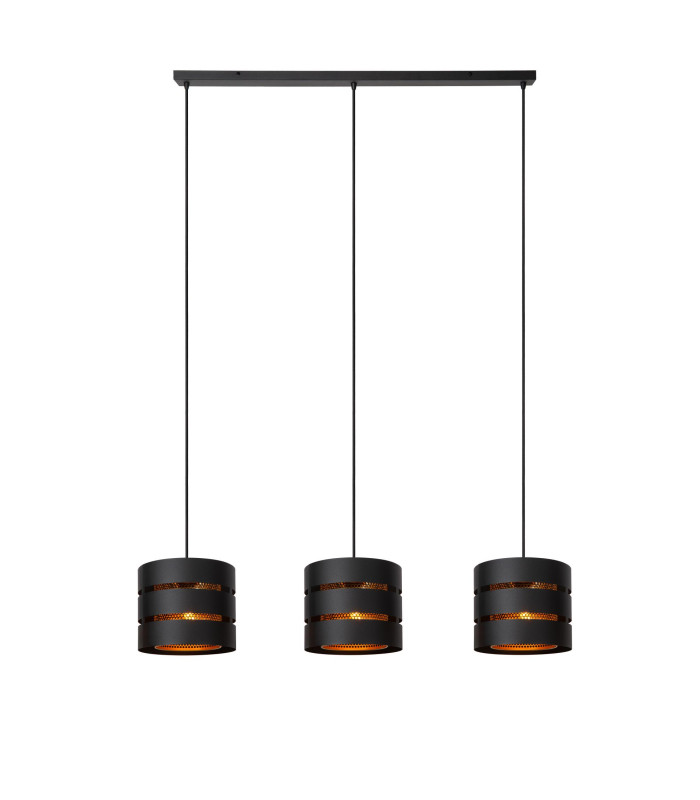 ROSAS - Pendant light - 3xE27 - Black-1