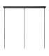 ROSAS - Pendant light - 3xE27 - Black-7
