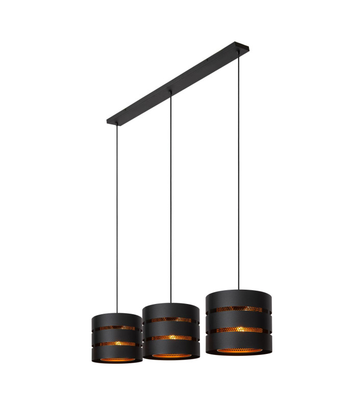 ROSAS - Pendant light - 3xE27 - Black-8