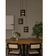 ROSAS - Pendant light - 43 cm - 3xE27 - Black-4