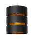 ROSAS - Pendant light - 43 cm - 3xE27 - Black-5