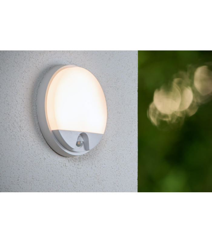 HUPS IR - PIR Wall light Outdoor - LED - 1x10W 3000K - IP54 - White-3
