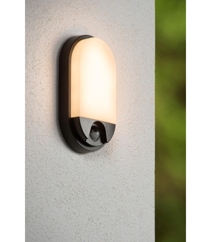 HUPS IR - PIR Wall light Outdoor - LED - 1x10W 3000K - IP54 - Black-2
