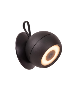 LUNEX - Wall light Outdoor - LED Dim. - 1x2W 3000K - IP54 - With magnetic mounting system - Black-1
