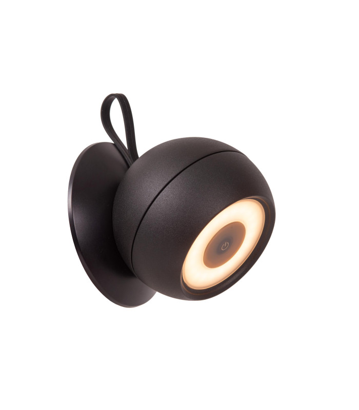 LUNEX - Wall light Outdoor - LED Dim. - 1x2W 3000K - IP54 - With magnetic mounting system - Black-1