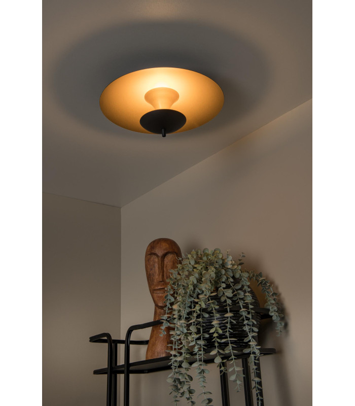 VULCAN - Flush ceiling light - 35 cm - LED Dim. - 1x9W 3000K - Black-4