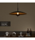 VULCAN - Pendant light - 47 cm - LED Dim. - 1x9W 3000K - Black-2