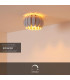 SPENCER - Flush ceiling light - 30 cm - 1xE27 - Grey-2