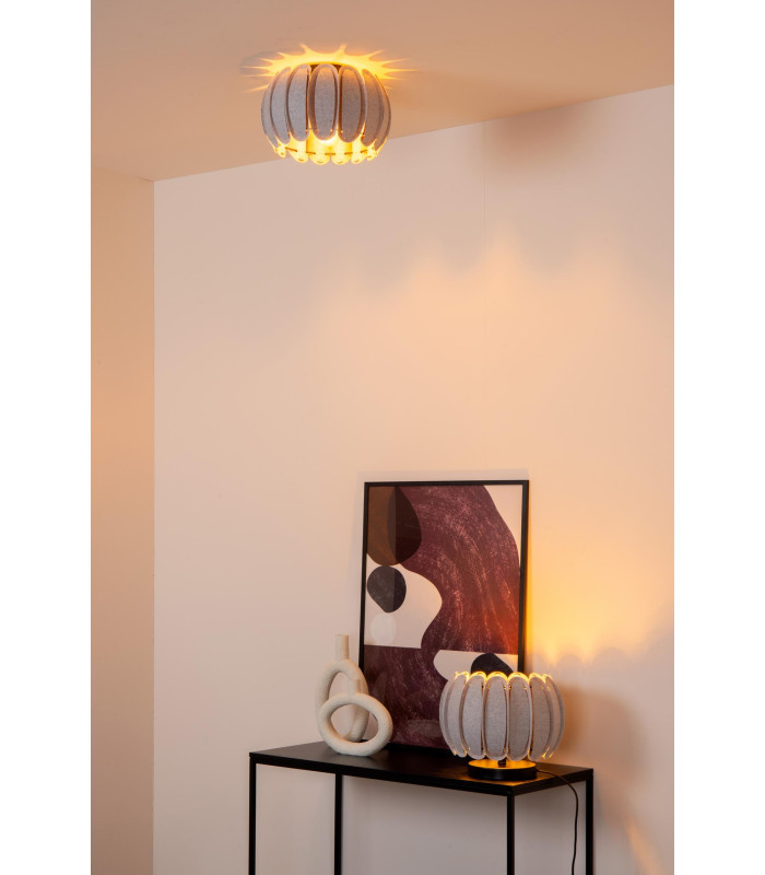 SPENCER - Table lamp - 30 cm - 1xE27 - Grey-4
