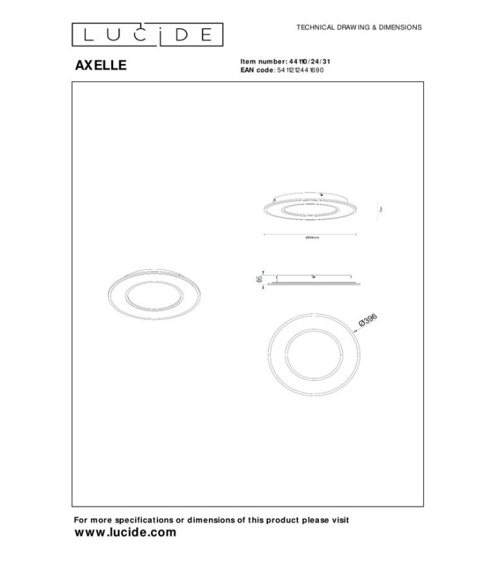 AXELLE - Flush ceiling light - 39