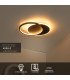 AXELLE - Flush ceiling light - LED Dim. - 1x24W 2700K - 3 StepDim - Black-2