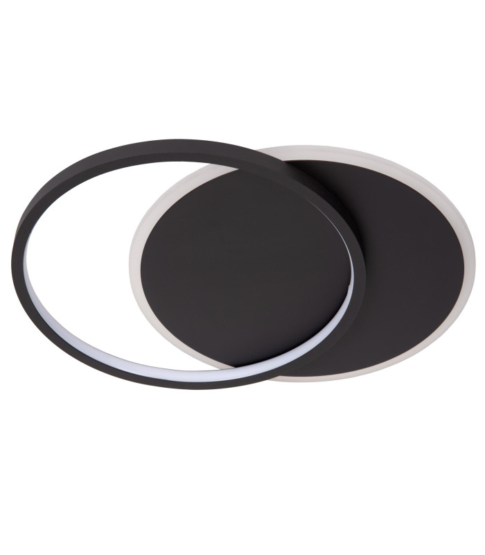 AXELLE - Flush ceiling light - LED Dim. - 1x24W 2700K - 3 StepDim - Black-3